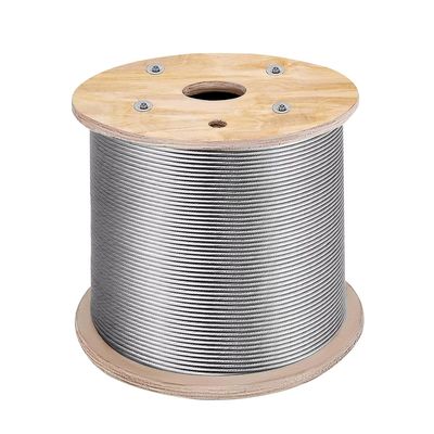 좋은 가격 7*7 건설용 PVC 코팅 스틸 와이어 로프 중용용 용품 직경 0.36m ~ 16mm 온라인으로