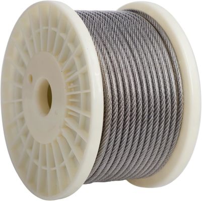 좋은 가격 폴리 7X7 7*19 SS 케이블 SUS 304 SUS I316 스틸 케이블 로프 8mm 인옥스 케이블 스테인리스 스틸 와이어 로프 미국 표준 온라인으로