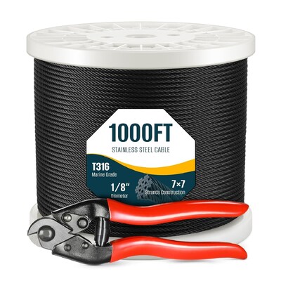좋은 가격 304 스테인리스 스틸 와이어 로프 7x19 구조 10mm 직경 SS 케이블 (발코니 난간, 데크 레일용) 온라인