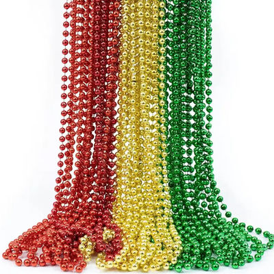 2.4mm 플라스틱 덩어리 사슬 은 덩어리 사슬 흰 금 덩어리 사슬