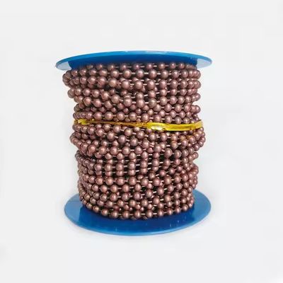 좋은 가격 롤러 블라인드 볼 체인 4.5mm 롤러 쉐이드 진주 체인 스테인레스 스틸 볼 체인 NO.10 블라인드 부품 온라인으로