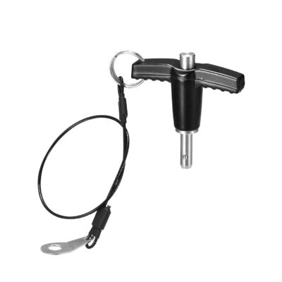 좋은 가격 내구성과 안전한 볼 잠금을 위한 푸시 버튼이 있는 T 핸들 퀵 릴리스 핀 온라인으로