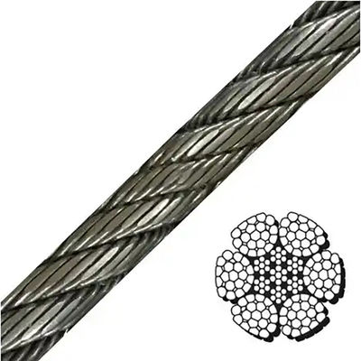 좋은 가격 35*k7 32mm High Strength Galvanized Steel Wire Rope for Oil & Gas Hoist and Crane Applications 온라인으로