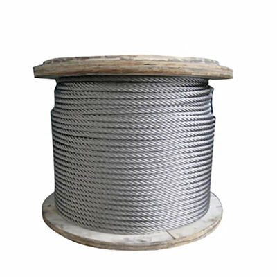 좋은 가격 6x7FC Construction Stainless Steel 316 Wire Rope with 1770MPA Tensile Strength and Electro Galvanized Surface 온라인으로