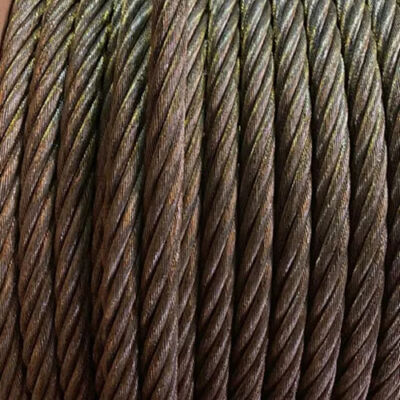 좋은 가격 강철 실 로프 6x19 유연 직경 3/16'' 강철 실 로프 해양 공학 선박 용 온라인으로