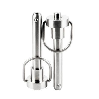 좋은 가격 스테인레스 스틸 반지 손잡이 잠금 핀 공 잠금 핀 단추와 함께 빠른 릴리스 핀 온라인으로