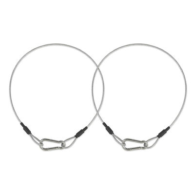 좋은 가격 스테인레스 스틸 철 로프 스링 안전 케이블 스링 카라빈러 잠금 온라인으로