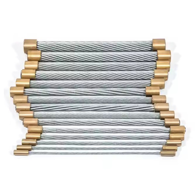 좋은 가격 AISI 7/32 SWG 7/1.83mm 밸런াইজ 된 탄소 강철 스트랜드 스테이/가이 와이어 굽기 서비스 온라인으로