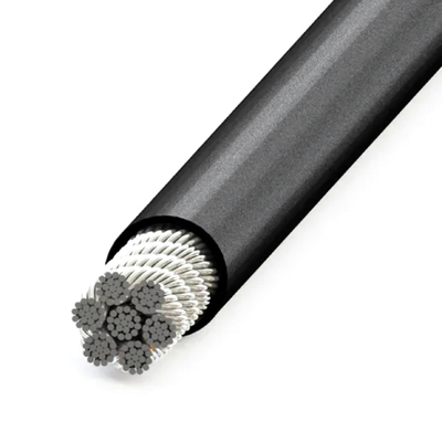 좋은 가격 고품질 7X19 5mm 6mm PU 나일론 코팅 강선 로프 헬스 장비 케이블 나일론 코팅 스테인리스 스틸 케이블 와이어 로프 온라인으로