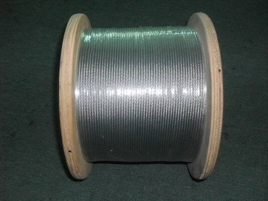 좋은 가격 기기 케이블용 냉동 가두 철 6×7 FC PVC 코팅 철 케이블 로프 ISO9001/ISO14001 인증 온라인